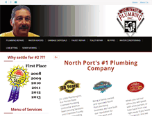 Tablet Screenshot of jclittleplumbing.com